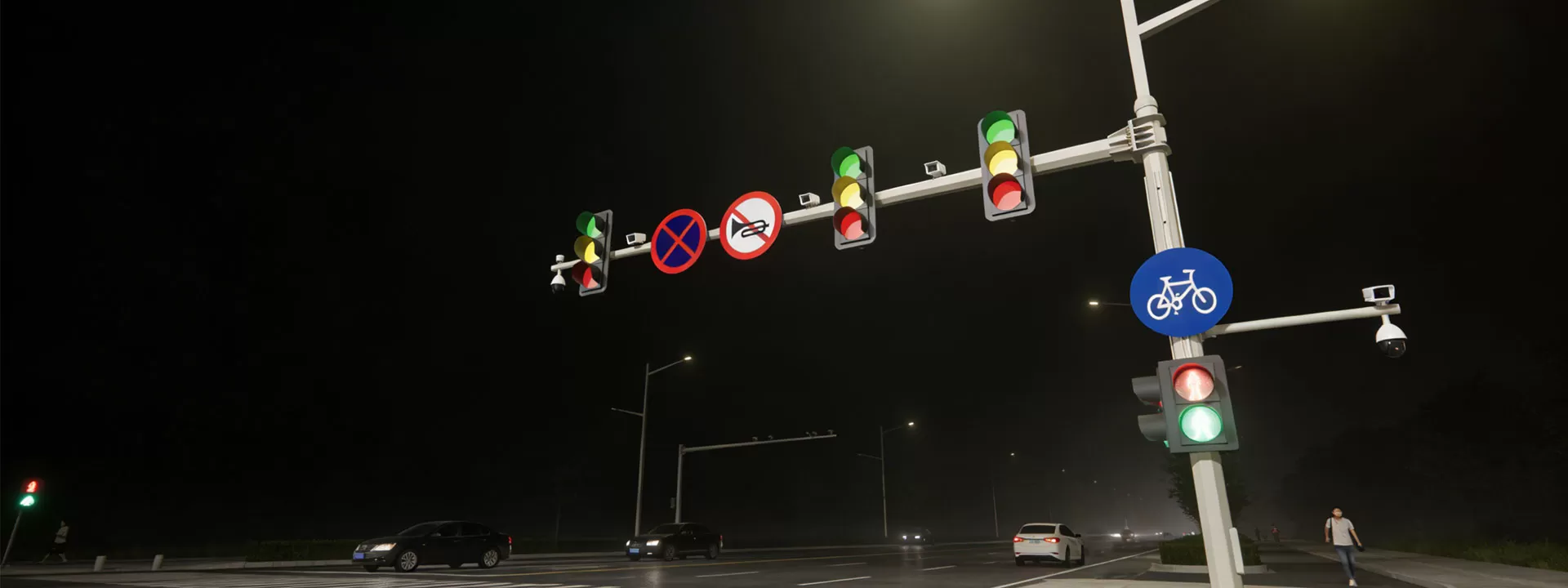 كيف يمكن الحفاظ على أعمدة إنارة الشوارع مع مصابيح الإشارة ؟